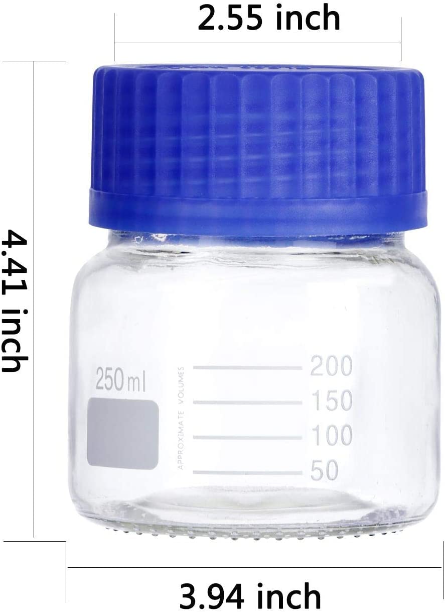 Amazon.co.jp: Basstein Lab メディアストレージ試薬 広口ボトル